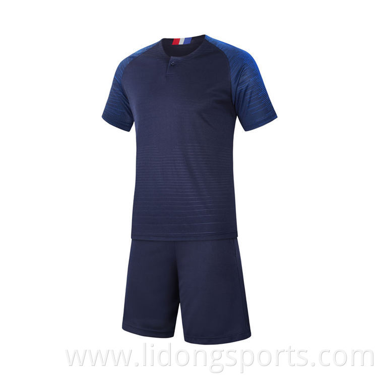 Factory High-end Quality Soccer Jerseys Custom Soccer Uniform Football Jersey Kit Wholesale